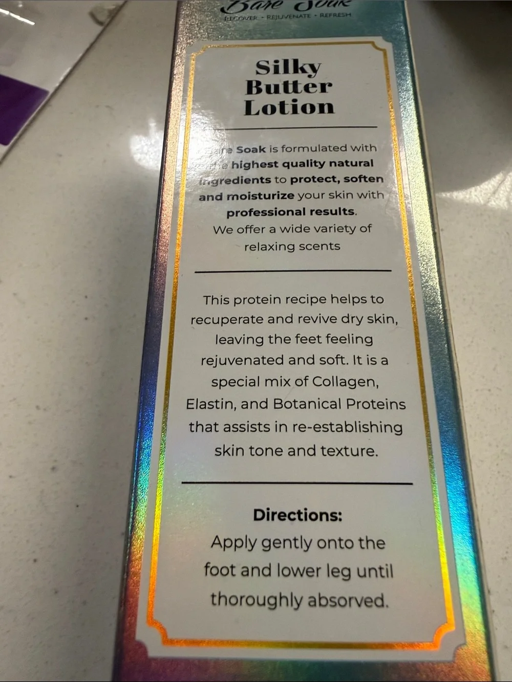 Revolution Silky Butter Lotion - Holographic Packaging with White Tube